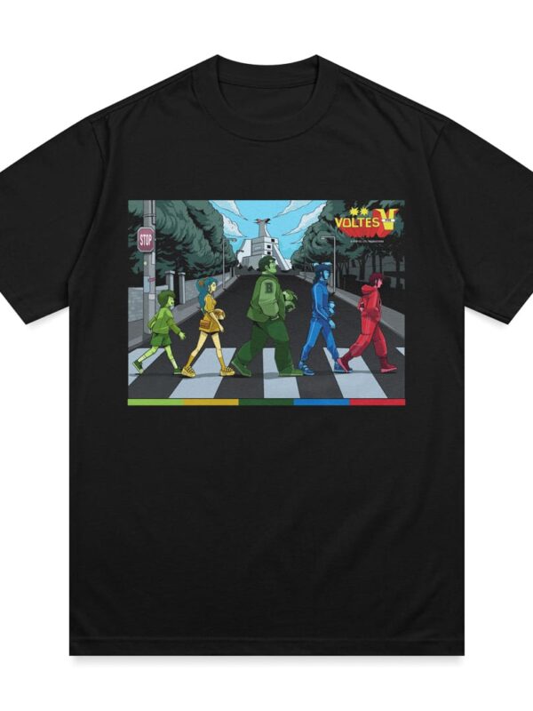 Camp Big Falcon: Voltes V Shirts - VV WALK (Black)